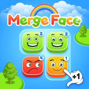 merge face - free online game