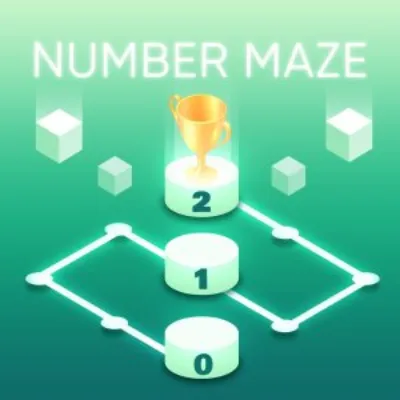 number maze - free online game