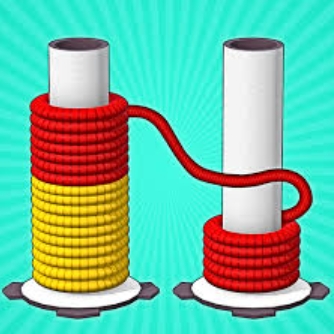 Rope Color Sort 3d - free online game