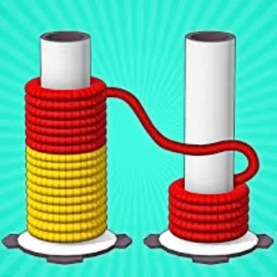 Rope Color Sort 3d - free online game