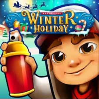 subway surfers winter holiday - free online game